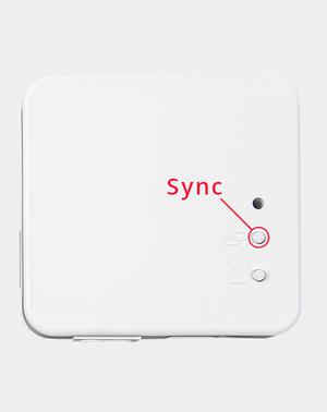 Synkroniser knap på modem til HT400/HT500