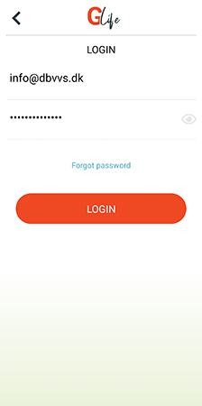 Log ind på Glife app