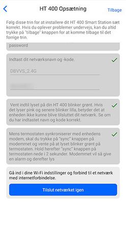 Tilslut til dit eget netværk igen