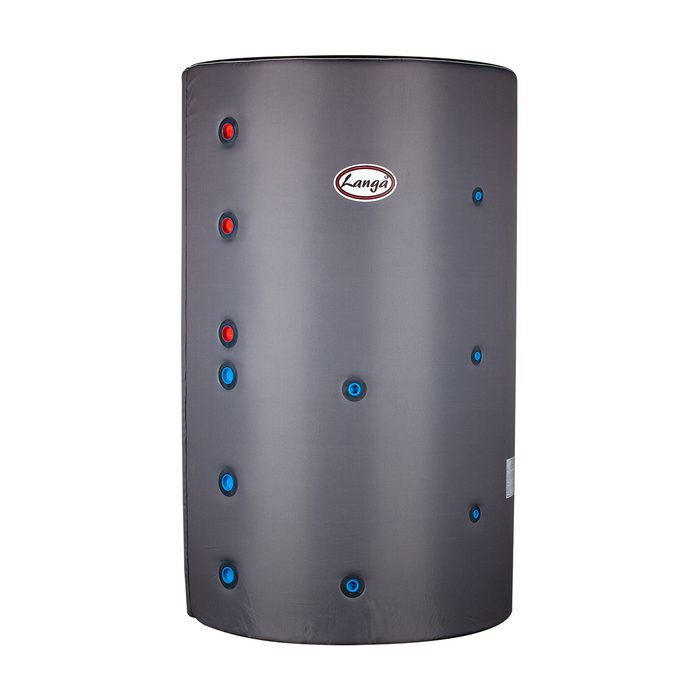 Isoleret akkumuleringstank med solspiral - 1500 liter thumbnail