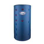 Isoleret akkumuleringstank med sanitetsspiral, 100 liter