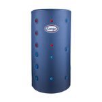 Isoleret akkumuleringstank med sol- og sanitetsspiral 140 liter