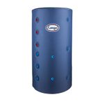 Isoleret akkumuleringstank med solspiral 140 liter