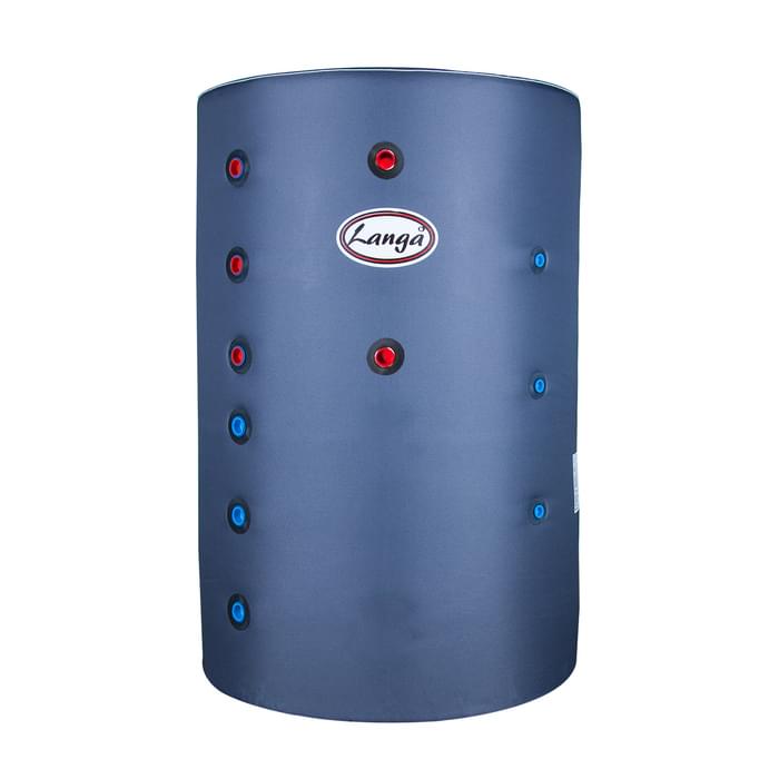 Isoleret akkumuleringstank med sanitetsspiral - 300 liter thumbnail