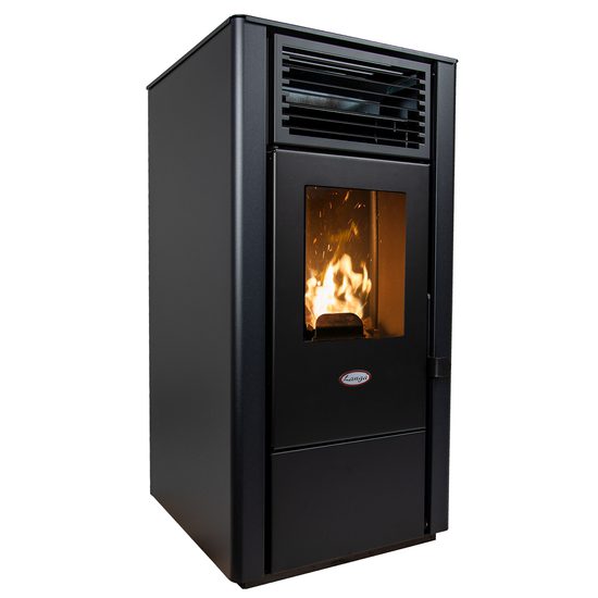 Sort Lory Langå pilleovn front