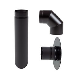 ø100mm røgrør pakke 1