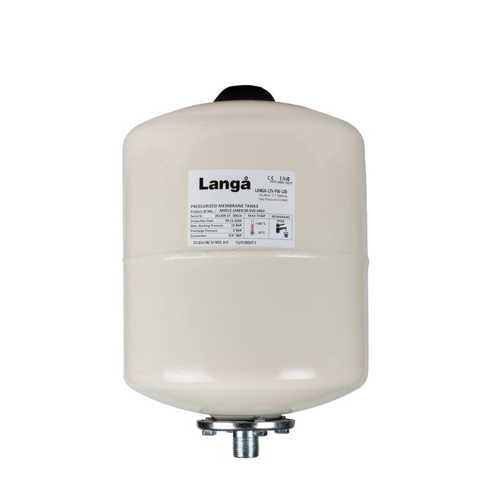 Trykekspansionsbeholder 12 liter - til solvarme