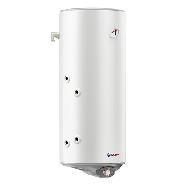 Combi varmtvandsbeholder 120 L - Væghængt med 1 spiral