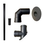 ø80mm røgrør pakke 3