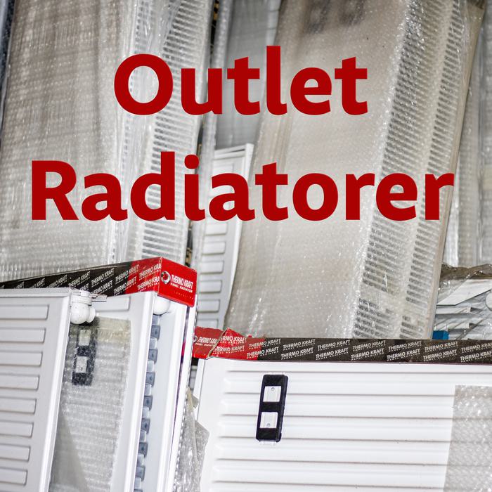 Outlet radiator - Stor udvalg i forskellige størrelse