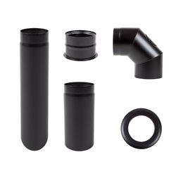 ø130mm røgrør pakke 1