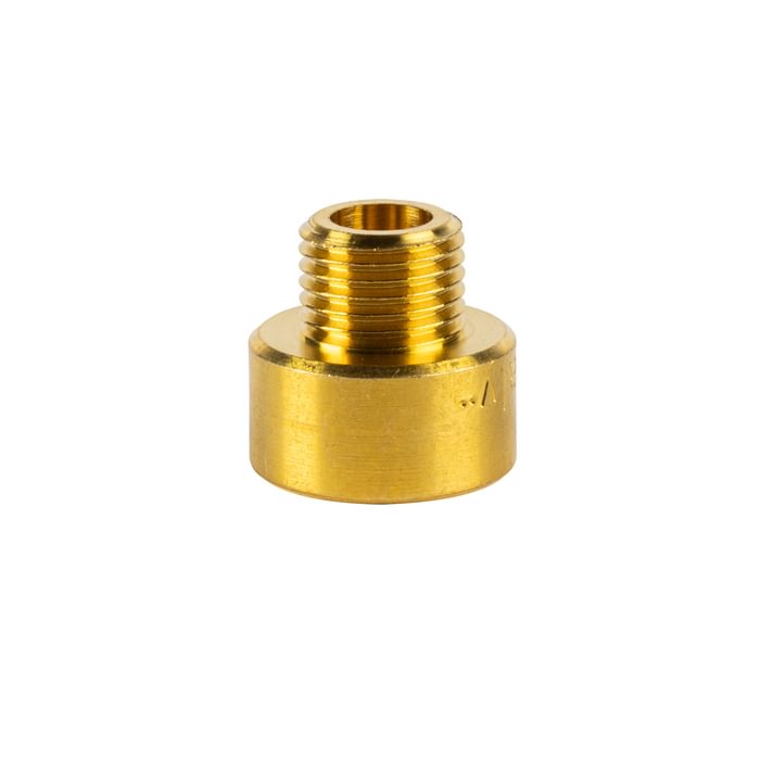 Messing Spidsmuffe - 3/8" x 1/4"